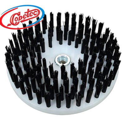 escova de limpeza rotativa de 150mm para uso em politriz eixo m14