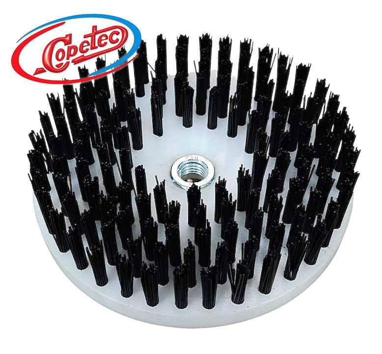 escova de limpeza rotativa de 150mm para uso em politriz eixo m14 escova de limpeza rotativa de 150mm para uso em politriz eixo m14